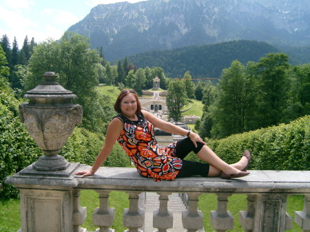 Being Silly at Ludwig's Castle,Germany