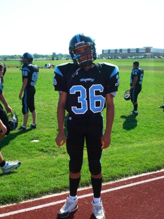 My son Zach (16) starting safety for his H.S.