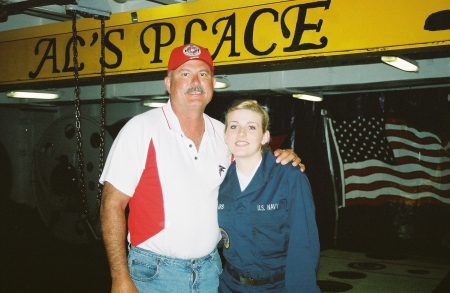 Rusty (husband) and Kelly (daughter)