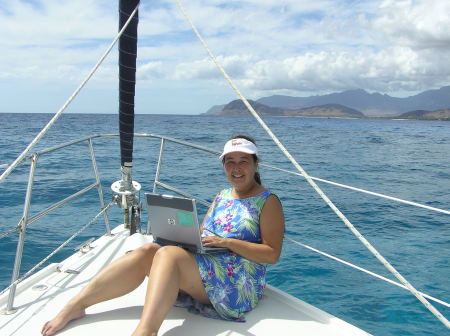 Sailing & working in the summer