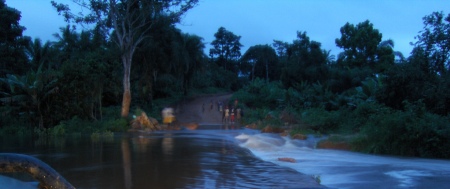 Water Crossing In Sumbaria