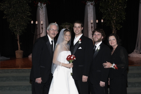 My daughter's wedding:  December, 2006