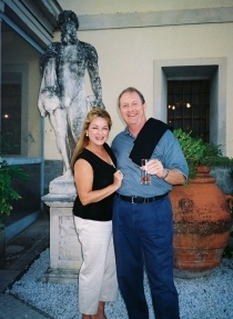 Husband JACK and I Italy 2006
