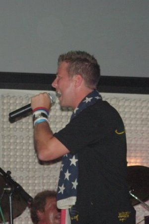 Kyle from Overrulled singing for CC Deville