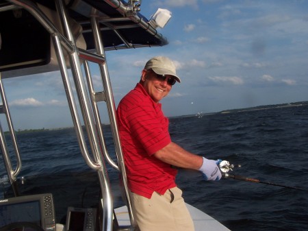 John Clayton on our fishing trip in Texas