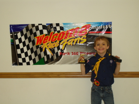 Another Pinewood Derby Winner!