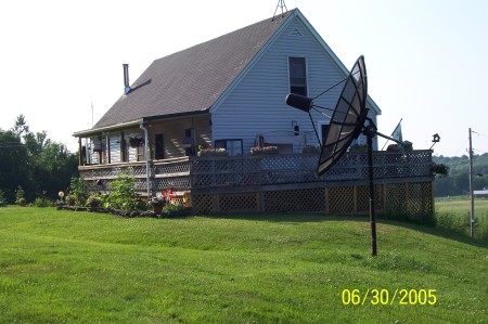 veiw of back  of house