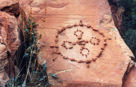 Stone circle- Sedona, AZ