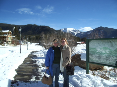 Deb and April in Grand Lake, CO