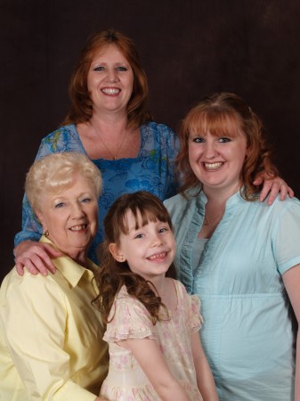 Mother, Me, Daughter and Granddaughter 2008