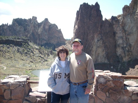 Clyde and Linda in Oregon, June 2008