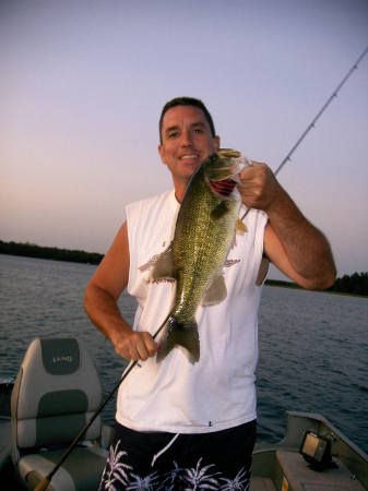 my husband Terry fishing