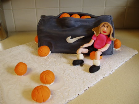 "Pick-up Game Anyone" Cake