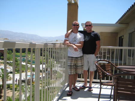 Gary and Bill in Palm Springs June 08
