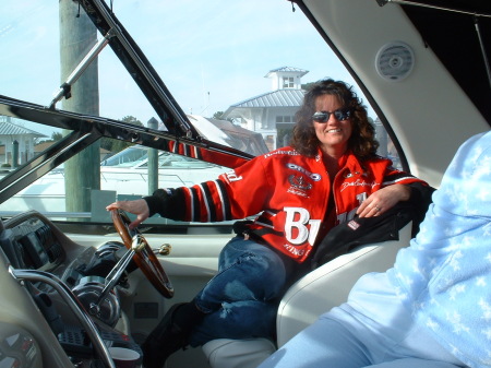 Me relaxing on a boat