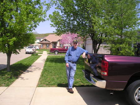 Spring '08 - Denny and truck.