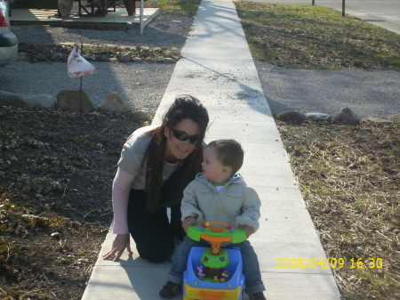 Playing outside