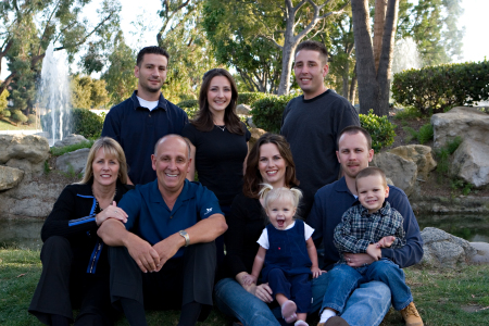 Family Christmas photo 2007