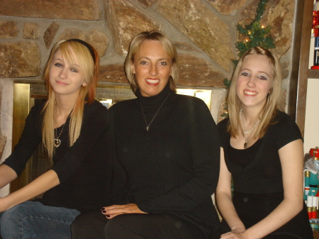 My girls and I at Christmas