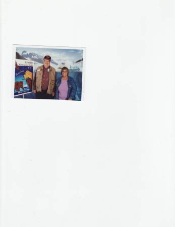 My husband Dick and me in Alaska