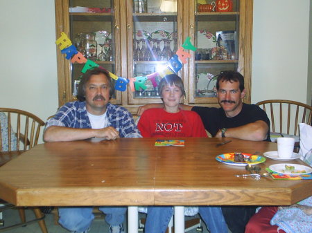 Brandon, My brother Mark & I