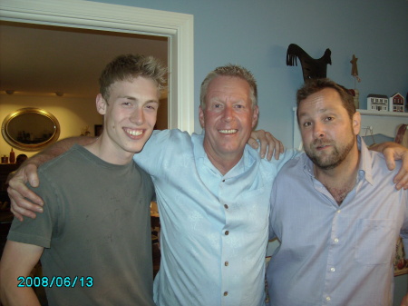 My husband Ron with his Uncle Dave and Behn