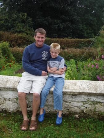 Mikey and Dad in Ireland 2008