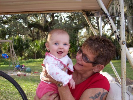my mom and niece zoey