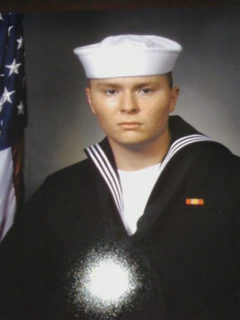 Kyle , my youngest, Navy, Sept 2008