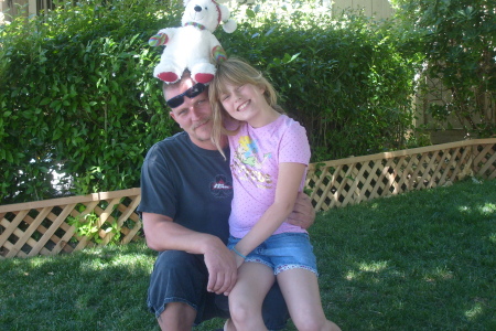 Shyanna and Dad on her last day of 4th grade