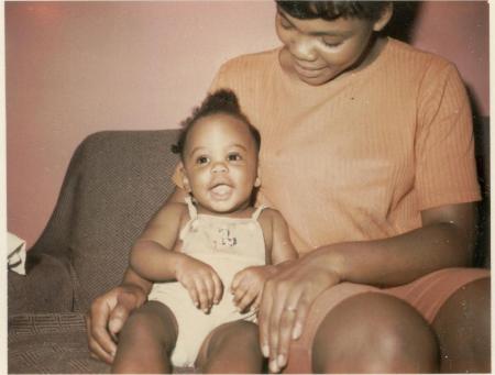 Baby Marcus and Mother Maxine Armstrong