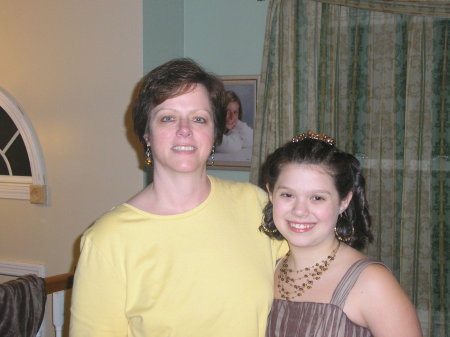 Me & my youngest - Becca 2008