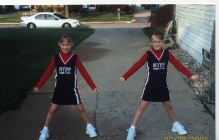 Cheerleaders - Mary & Teresa 2008