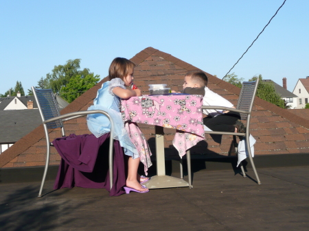 Garage Top Evening