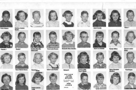 1st grade 1960
