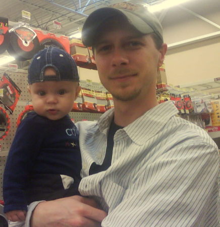 My hubby 'n Logan