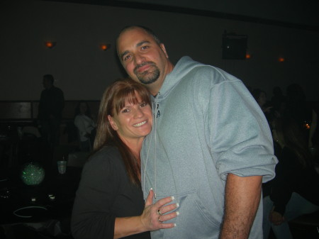 Me & Hubby at friend's cd release party.