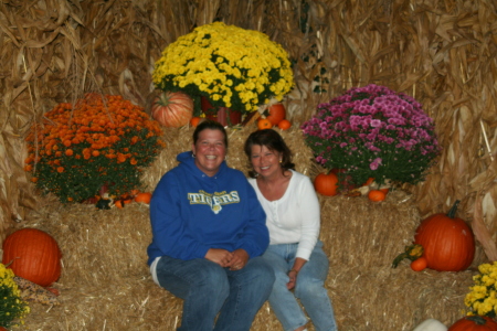 My daughter, Michelle, and I at Wurth Farms