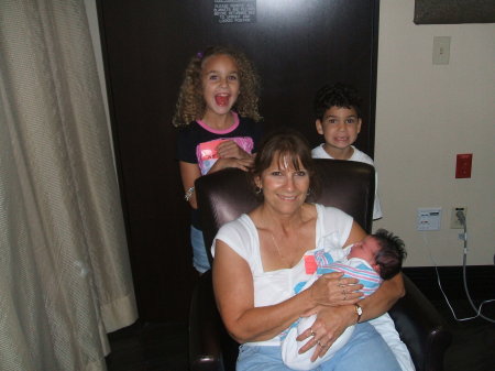 Grandma Linda and her little angels