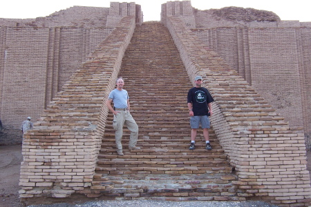 On the Ziggurat of Ur, Nasiriyah, Iraq