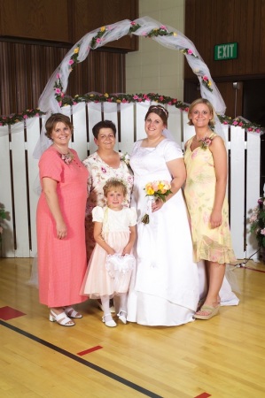 Labrum girls at my sisters wedding in 2005