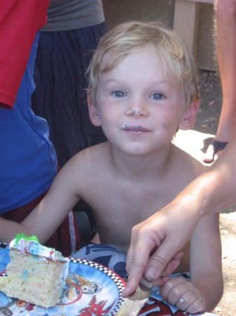 Jake at 5 year birthday 8/26/08