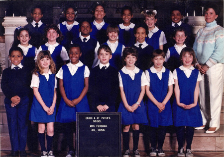 1987-88, Third grade class