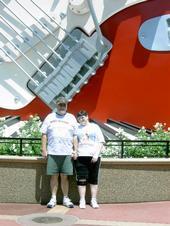 ME AND MY HUSBAND CLYDE IN DISNEY WORLD
