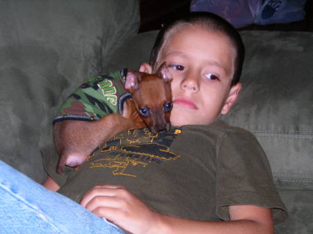 Jason and Remy(puppy)