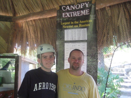 Kevin & Craig in Roatan Honduras