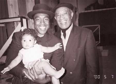 Me, my daughter Anya and Jazz Legend Max Roach