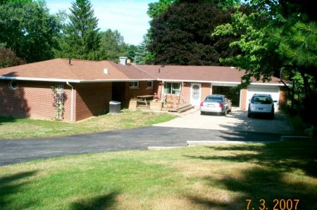 back of house and attached garraage