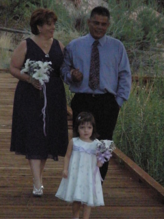 Walking down the isle - Red Rock Canyon