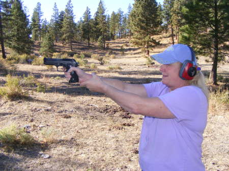 Target practice with bigger gun.